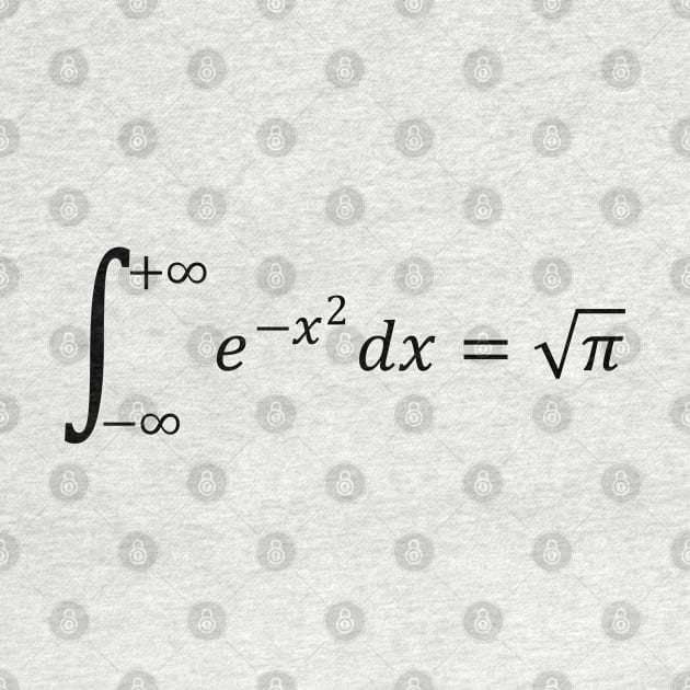 Math Equations: Gaussian Integral - Math And Calculus Basics by ScienceCorner